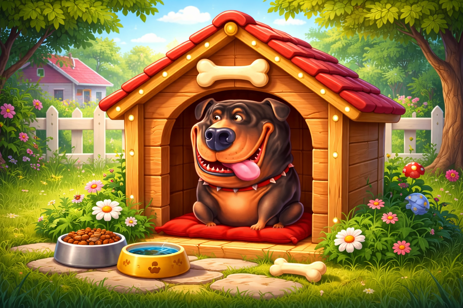 The dog house